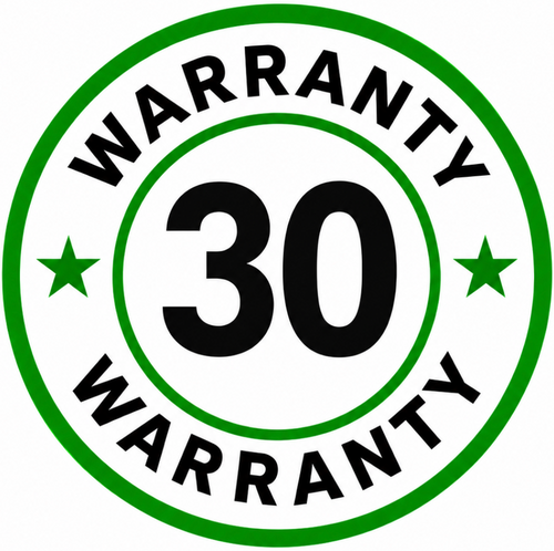 30 Days Warranty